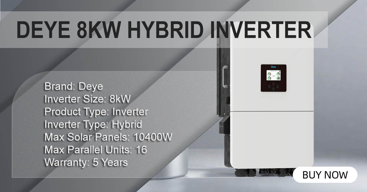 8kw Deye Hybrid Inverter: Energy Innovation